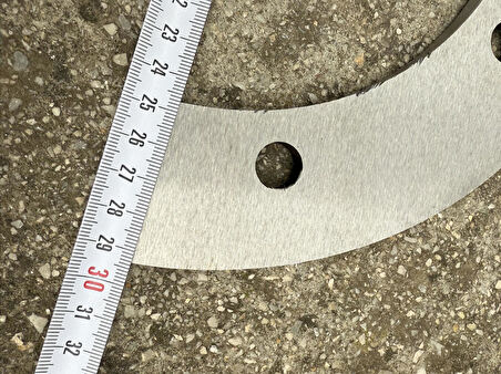 Mukavva ve Ambalaj Makinesi Endüstriyel Kesici Bıçak 29,5x5x1cm