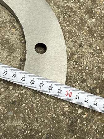 Mukavva ve Ambalaj Makinesi Endüstriyel Kesici Bıçak 29,5x5x1cm