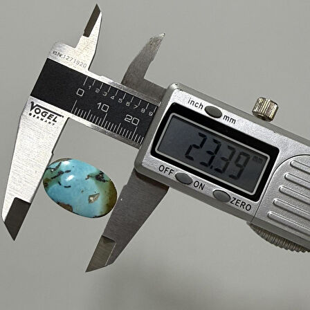 Doğal İran Nişabur Firuze (Turkuaz) Taşı 17 Karat - 3,38 Gram