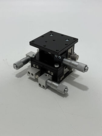 LD60-LM 3 Eksenli Hassas Pozisyonlama Manuel Ayar Platformu