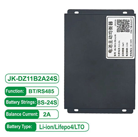 JK-DZ11B2A24S 2S–24S LiFePO4/Li-ion Uyumlu 2A Aktif Batarya Dengeleyici