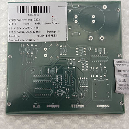 52715643 PCB Elektronik Devre Kartı 145x140mm 5 Adet