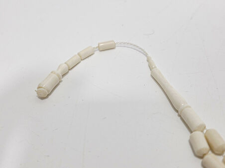 Kesme Fildişi Tesbih 9,11 Gram - Koleksiyonluk Fil Dişi Tespih