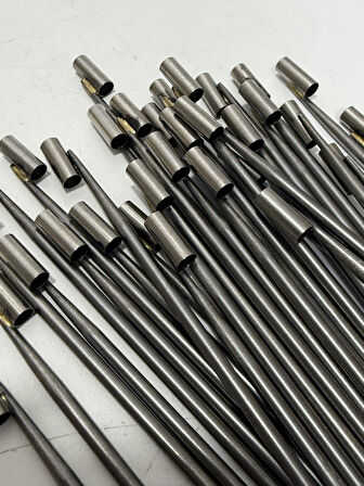 Tekstil Makinesi Düz Uçlu İplik Kılavuz İğnesi 4,5x18 (50 Adet)