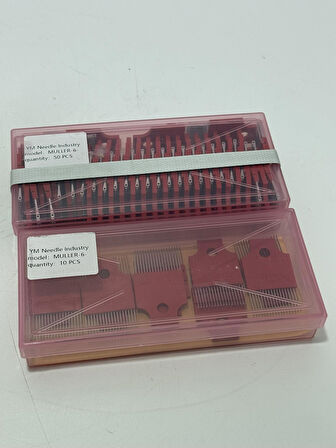 Muller 6 Örgü Makinesi İğne Bloğu 60 Adet