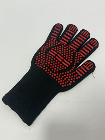 Yüksek Sıcaklık Dayanıklı Barbekü Fırın Eldiveni 32cm (1 Adet)