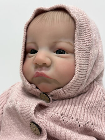 Gerçekçi Vinil Yenidoğan Reborn Oyuncak Bebek 46cm