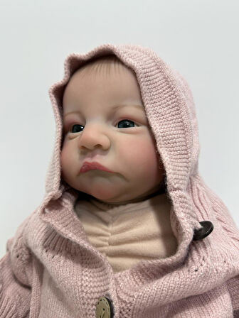 Gerçekçi Vinil Yenidoğan Reborn Oyuncak Bebek 46cm
