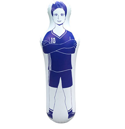 Şişme Baraj Adamı 160cm - Şişme Antrenman Kuklası Mavi 