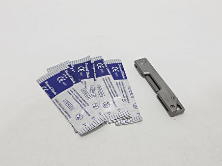 Katlanabilir Mini Neşter 24 Numara (9 Bıçaklı)