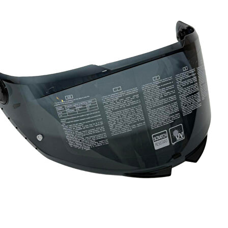 MT Thunder 4 Kask Vizörü Siyah 