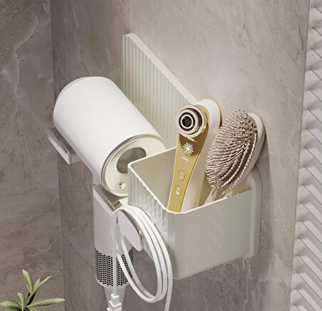 Minimalizm Duvara Monte Saç Kurutma Makinesi Tutucu
