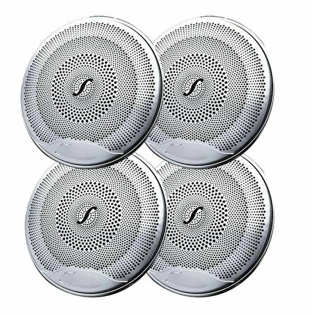 Burmester W205 W213 Uyumlu Krom Hoparlör Kapak 4 Adet