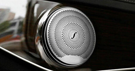 Burmester W205 W213 Uyumlu Krom Hoparlör Kapak 4 Adet