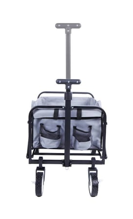 Lex YW54259 Katlanabilir Tekerlekli Kamp Plaj Taşıma Arabası Gri 75x46x88cm