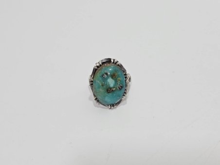 Firuze Turkuaz Taşlı 925 Ayar Gümüş Yüzük 11,90 Gram