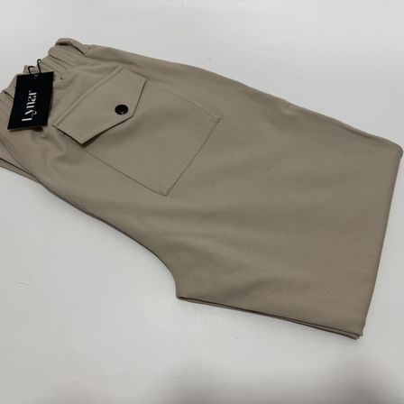 Lynar Cep Detaylı Golf Pantolonu W34/L36 (Krem)