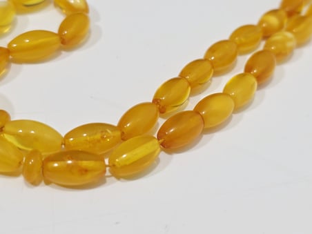 Doğal Kaya Damla Kehribar Tesbih 33lük 11 Gram K001