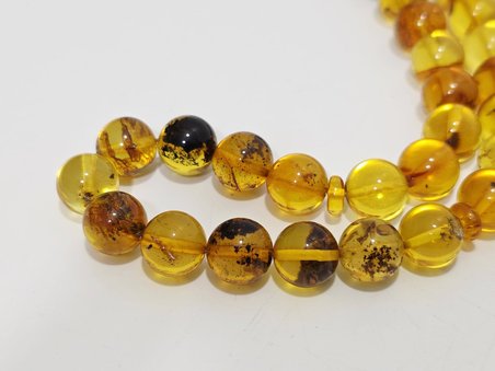 Doğal Kaya Damla Kehribar Tesbih 33lük 21,30 Gram K003