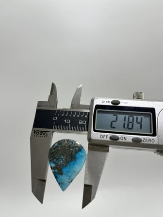 Doğal İran Nişabur Firuze (Turkuaz) Taşı 39,5 Karat - 7,85 Gram T163