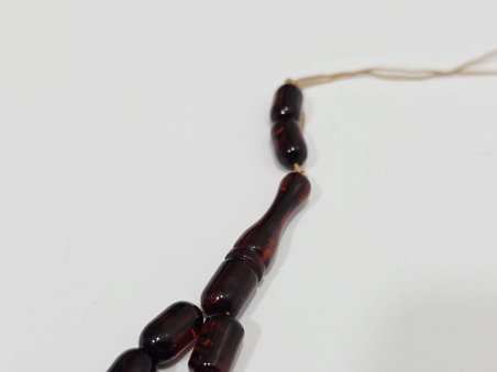 Doğal Kaya Damla Kehribar Tesbih 33lük 11,65 Gram K011