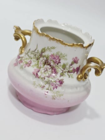 Limoges Minyatür Desen Porselen Şekerlik 12x10x9,5cm
