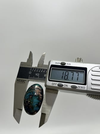 Doğal İran Nişabur Firuze (Turkuaz) Taşı 38 Karat - 7,6 Gram T176