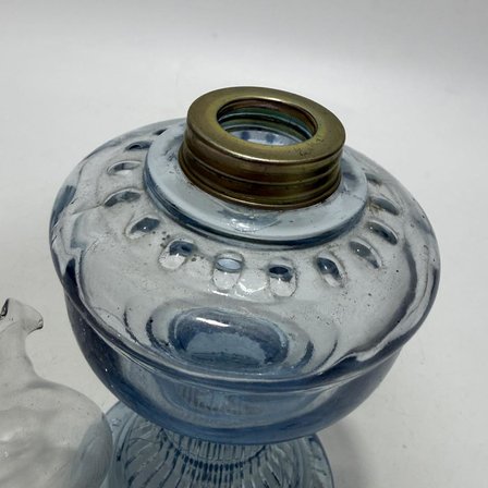 Antika Cam Gaz Lambası 15cm