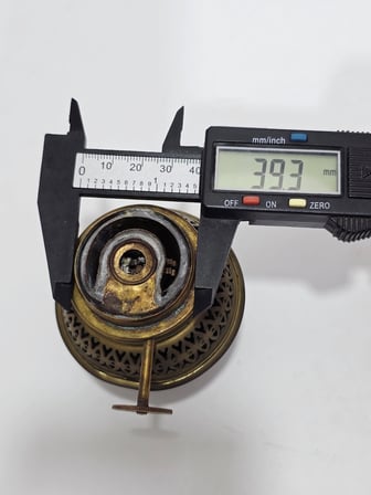 Antika Gaz Lambası Mekanizma Başlığı 008