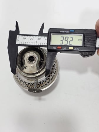 Antika Gaz Lambası Mekanizma Başlığı 017