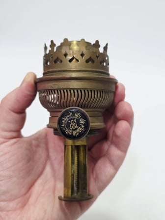 Antika Gaz Lambası Mekanizma Başlığı 024