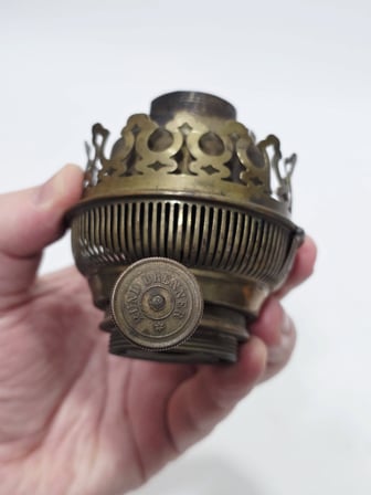 Antika Gaz Lambası Mekanizma Başlığı 026