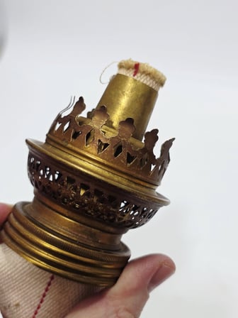 Antika Gaz Lambası Mekanizma Başlığı 037
