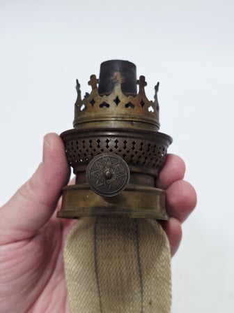 Antika Gaz Lambası Mekanizma Başlığı 038