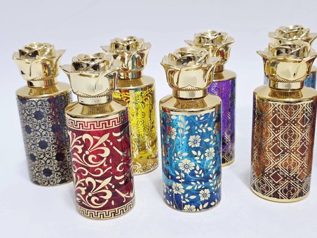 Desenli Doldurulabilir Parfüm Şişesi 50ml 1 Adet (002)