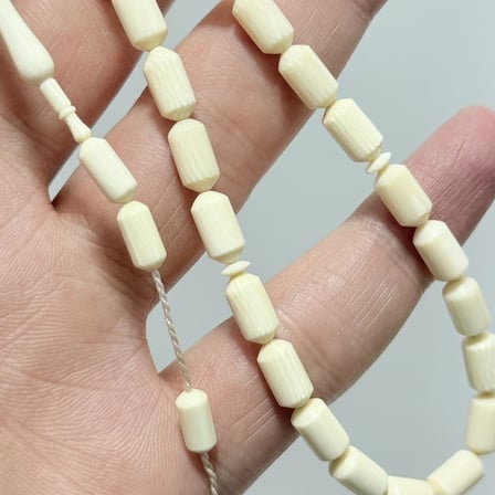 Kesme Fildişi Tesbih 11,50 Gram - Koleksiyonluk Fil Dişi Tespih (F036)