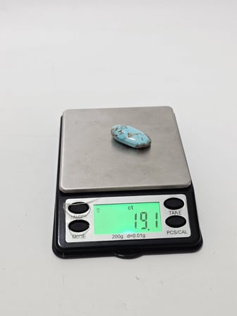 Doğal İran Nişabur Firuze (Turkuaz) Taşı 19,10 Karat - 3,80 Gram T207