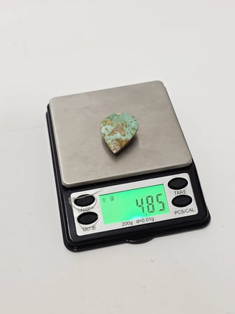 Doğal İran Nişabur Firuze (Turkuaz) Taşı 24,2 Karat - 4,80 Gram T208