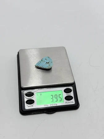 Doğal İran Nişabur Firuze (Turkuaz) Taşı 19,70 Karat - 3,95 Gram T218