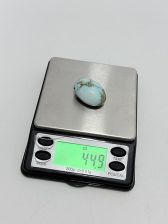Doğal İran Nişabur Firuze (Turkuaz) Taşı 44,90 Karat - 8,95 Gram T221