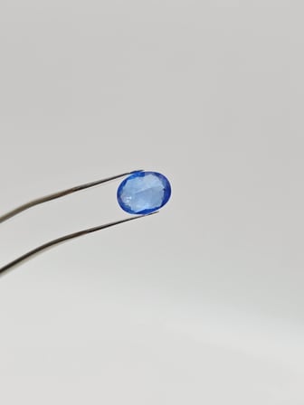 Faset Kesim Doğal Mavi Safir Taşı 1,7 Karat S007