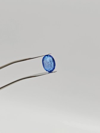 Faset Kesim Doğal Mavi Safir Taşı 1,5 Karat S016