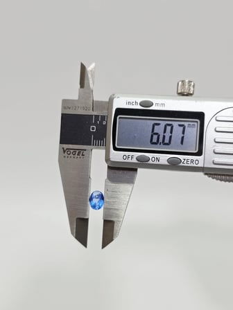 Faset Kesim Doğal Mavi Safir Taşı 1,5 Karat S019
