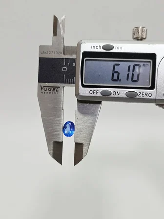 Faset Kesim Doğal Mavi Safir Taşı 1,9 Karat S027