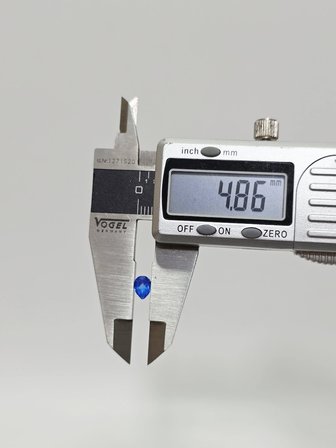 Faset Kesim Doğal Mavi Safir Taşı 0,8 Karat S031