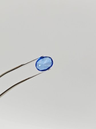 Faset Kesim Doğal Mavi Safir Taşı 1,6 Karat S035