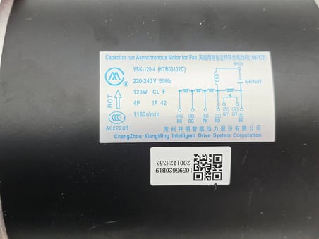 H7B03132C Klima Fan Motoru 120W YSK120-4