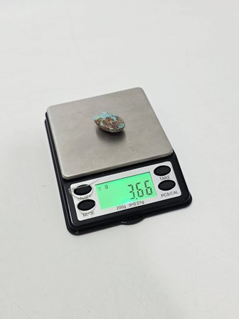 Doğal İran Nişabur Firuze (Turkuaz) Taşı 18,3 Karat - 3,65 Gram T225