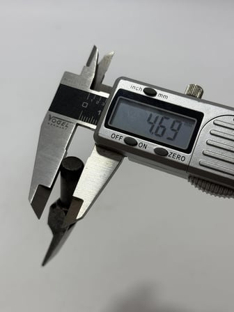 Antika Dövme Çelik İngiliz Çekiç Kafası 23 Gram 006