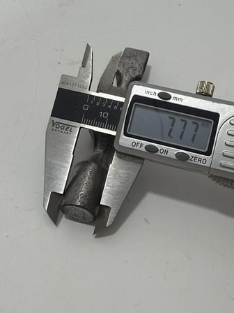 Antika Dövme Çelik İngiliz Çekiç Kafası 90 Gram 010